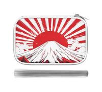 Japan Fuji Mountain Rising Sun Pencil Case Cute Pen Pouch Makeup Bag Storage Organizer for Office Travel