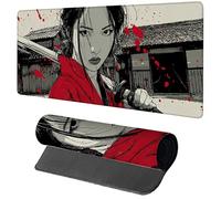 Japan Gaming Mouse Mat 1600x800x3mm, Woman Mouse Pad Large, Desk Mat with Stitched Edge, Mousepad with Non-Slip Rubber Base, Office Accessories, Keyboard Pad, for PC, Gaming, Desk Accessories Y-8148