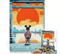 Japan Gate Kaws Teenager Jigsaw Puzzles 1000 Pieces Mind Workout Snug Connection Home Fun Festive Gift (38x26cm)