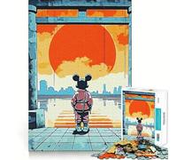 Japan Gate Kaws Teenager Jigsaw Puzzles 1000 Pieces Mind Workout Snug Connection Home Fun Festive Gift (38x26cm)