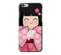 Japan Girl Hina Doll Kimono Sakura Case Cover For iPhone 6 Plus iPhone 6s Plus