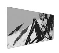 Japan Girl Mouse Pad, Waterproof Mouse Mat 1000x500x3mm Extended Large XL Mouse Pad Non-Slip Stitched Edge Desk Office Mouse Pad, Improved Precision and Speed for Desk Home Office Women Gifts k-85