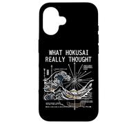 Japan Great Wave Physics Hokusai Water Motion Math Science Case for iPhone 16