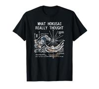 Japan Great Wave Physics Hokusai Water Motion Math Science T-Shirt
