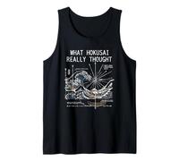 Japan Great Wave Physics Hokusai Water Motion Math Science Tank Top