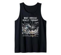 Japan Great Wave Physics Hokusai Water Motion Math Science Tank Top