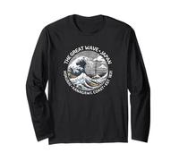 Japan Great WaveOff Kanagawa Hokusai Japanese Souvenir Long Sleeve T-Shirt