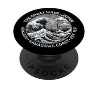 Japan Great WaveOff Kanagawa Hokusai Japanese Souvenir PopSockets Adhesive PopGrip