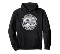 Japan Great WaveOff Kanagawa Hokusai Japanese Souvenir Pullover Hoodie