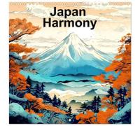 Japan Harmony (Wall Calendar 2026 12 × 12 Inch) CALVENDO 12 Month Wall Calendar: Immerse yourself in the captivating allure of Japan with the Japan ... picturesque landscapes and serene gardens.