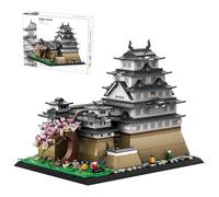 Japan Himeji Castle Building Set for Adults, 1866 Pieces Architecture Landmark Collection Building Bricks Model Kit, STEM Educational Toy, Home Office Decor Gift