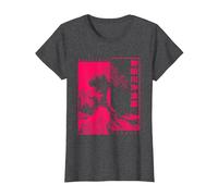 Japan Hokusai Ukiyo-e Japanese Great Wave Off Kanagawa T-Shirt, Women, Dark Heather Grey, Large