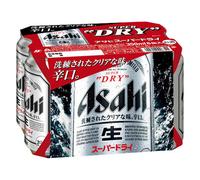 Japan Import - Asahi Super Dry Beer Can 6x350ml