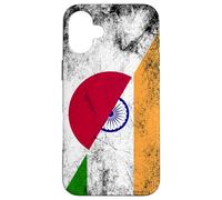 Japan & India Flags - Japanese Indian Case for iPhone 16 Plus