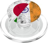 Japan & India Flags - Japanese Indian PopSockets PopGrip for MagSafe