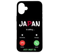 Japan Is Calling And I Must Go Japanese Traveling Case for iPhone 16 Plus