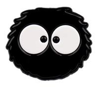 Japan Japanese Black Chimney Soot Sprites Spirits Gremlins Dust Bunnies Cartoon Anime Cute Kawaii 1.3" Enamel Pin Badge