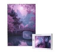 Japan Jigsaw Puzzles for Adults 120, Landscape Puzzles for Adults Wooden, Funny/Difficult/Impossible/Challenging Decompression Games, As a Birthday for Women and Men M-1904