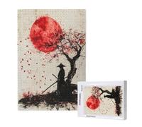 Japan Jigsaw Puzzles for Adults 1500 Piece, Warrior Puzzles for Adults Wooden, Funny/Difficult/Impossible/Challenging Decompression Games, As a Birthday for Women and Men ML-146