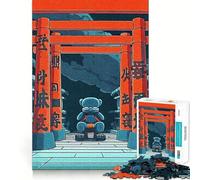 Japan Kaws Jigsaw Puzzle 1000 Piece Calm Game Serene Game Joyful Challenge (50x75cm)