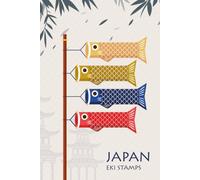 Japan Koi Carp Eki Stamp Collecting Book: Travel Journal for Train Station Stamp Collectors | Japan Railway Stamp Notebook