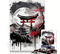Japan Landscape Jigsaw Puzzle for Adults 1000 Pieces Sharp Thinking Clean Joint Fun Activity Birthday Surprise (50x75cm)