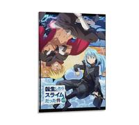 Japan Magic Anime That Time I Got Reincarnated As A Slime Poster Canvas Poster Wall Art Picture Prints Hanging Photo Decor Home Posters Artworks 12x18inch(30x45cm)
