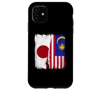 Japan Malaysia Half Flag Japanese Malaysian Heritage Case for iPhone 11