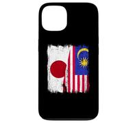 Japan Malaysia Half Flag Japanese Malaysian Heritage Case for iPhone 13