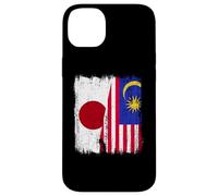 Japan Malaysia Half Flag Japanese Malaysian Heritage Case for iPhone 14 Plus