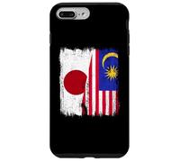 Japan Malaysia Half Flag Japanese Malaysian Heritage Case for iPhone 7 Plus/8 Plus