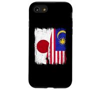 Japan Malaysia Half Flag Japanese Malaysian Heritage Case for iPhone SE (2020) / 7/8