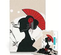 Japan Minimalist Jigsaw 1000 Pieces for Teenagers Brain Exercise Clean Joint Home Activity Night Fun (38x52cm)