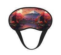 Japan Mount Fuji Landscape 2 Sleep Mask, Eye Mask, Light-Blackout Design Ultra Soft & Comfortable for Men, Women