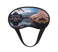 Japan Mount Fuji Landscape Blocking Light Mask Sleep Aid, Comfortable Blackout Sleep Mask for Travel Yoga, Soft Eye Cover