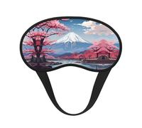 Japan Mount Fuji Landscape Blocking Light Mask Sleep Aid, Comfortable Blackout Sleep Mask for Travel Yoga, Soft Eye Cover