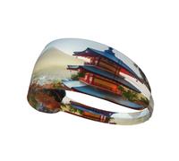 Japan Mount Fuji Landscape Elastic Exercise Headband for Women & Men