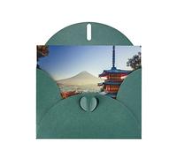 Japan Mount Fuji Landscape Greeting Cards,With Envelopes.The Paper Is Thick And Tough.Christmas Cards,Birthday Cards,Halloween Cards,Holiday Cards