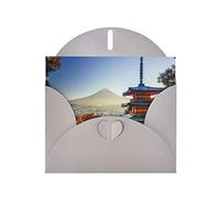 Japan Mount Fuji Landscape Greeting Cards,With Envelopes.The Paper Is Thick And Tough.Christmas Cards,Birthday Cards,Halloween Cards,Holiday Cards