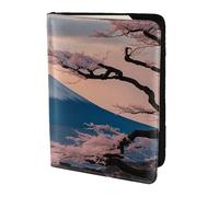 Japan Mount Fuji Landscape print Passport Cover, Passport Holder Cover Wallet Passport Wallet Case for Cards and Documents