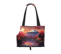 Japan Mount Fuji Landscape print Puppy Carrier Walking Dog Bags Pets Dogs Carrier Bags for small Dogs and Cat and Rabbit