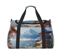Japan Mount Fuji Landscape Printed Travel Duffle Bag for Men Women Weekender Travel Organizer Bag for Sport, Outdoors, Gym & Fishing