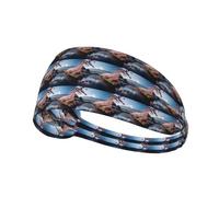 Japan Mount Fuji Landscape Printing Elastic Sports Headband With Stretch Band Perfect For Helmets Running Cycling Gym Workouts​