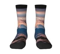 Japan Mount Fuji Landscape Socks for Men & Women, Soft, Breathable, Flexible Comfort with Stylish Design, Best Gift