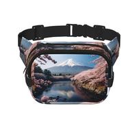 Japan Mount Fuji Landscape Unisex Fashion Waist Packs, Stylish Fanny Packs for Workouts, Running, Traveling, and Hiking