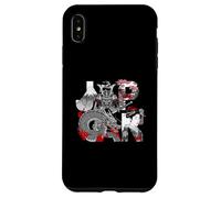 Japan Mount Fuji Samurai Dragon Geisha Sakura Art Case for iPhone XS Max