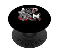 Japan Mount Fuji Samurai Dragon Geisha Sakura Art PopSockets Adhesive PopGrip