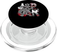 Japan Mount Fuji Samurai Dragon Geisha Sakura Art PopSockets PopGrip for MagSafe