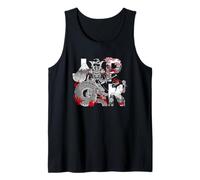 Japan Mount Fuji Samurai Dragon Geisha Sakura Art Tank Top