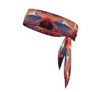 Japan Mount Fuji Sports Headband Bandanas Back Bandanas Workout Athletic Sweatbands Tennis Running